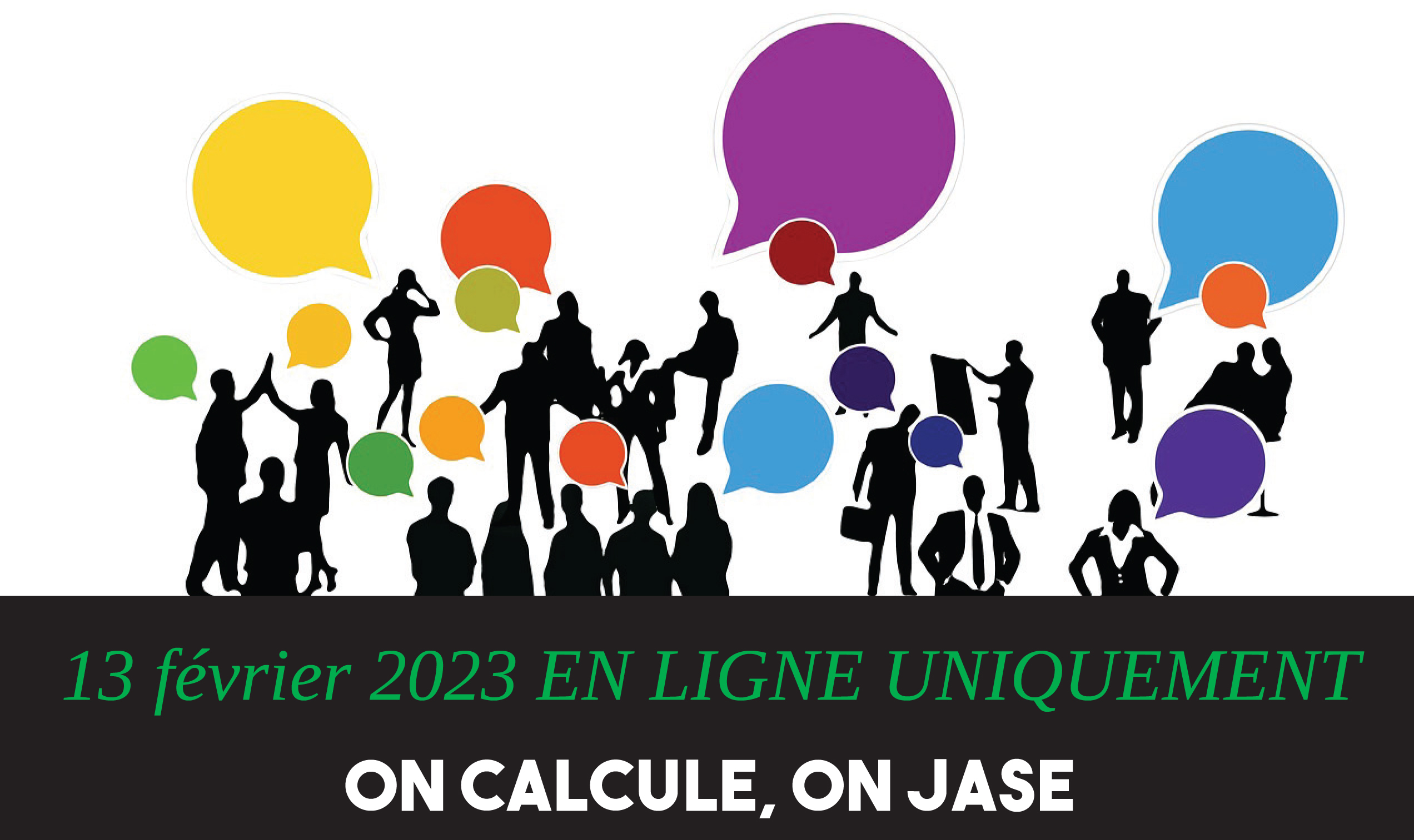LUNDI 13 février 2023 : On calcule, on jase