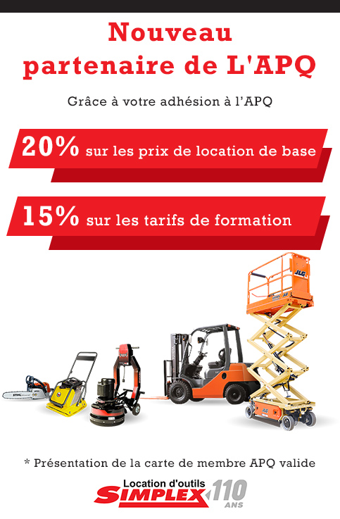 Être membre APQ c'est payant!