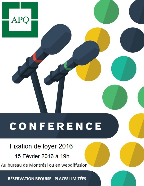 Places limitées - Formation sur la fixation de loyer 15 Février 2016