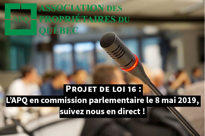 Projet de loi 16 sur la réforme de l'habitation : Adoption du principe