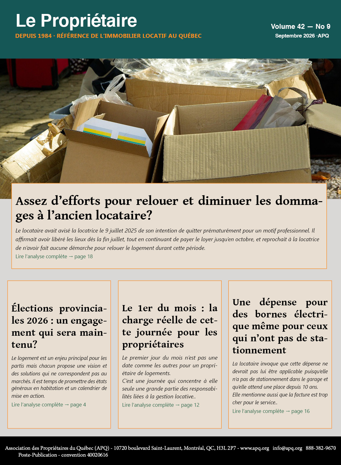 Journal APQ Septembre 2026