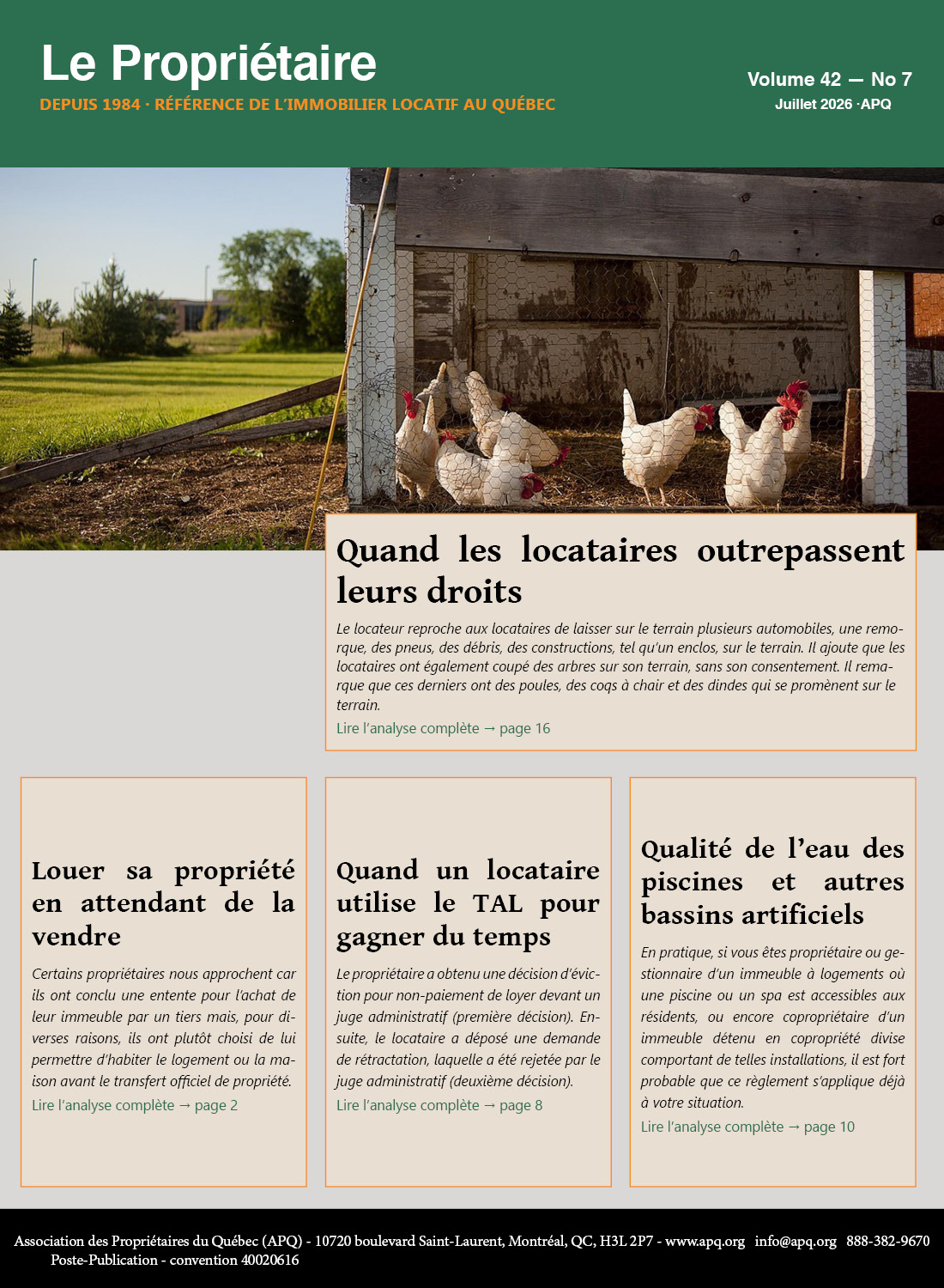 Journal APQ Juillet 2026