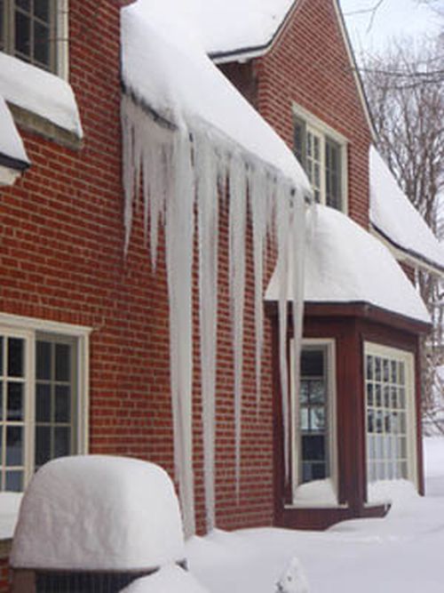Laisser la neige dans la rue