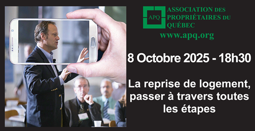 8 Octobre 2025 : La reprise de logement, passer à travers toutes les étapes